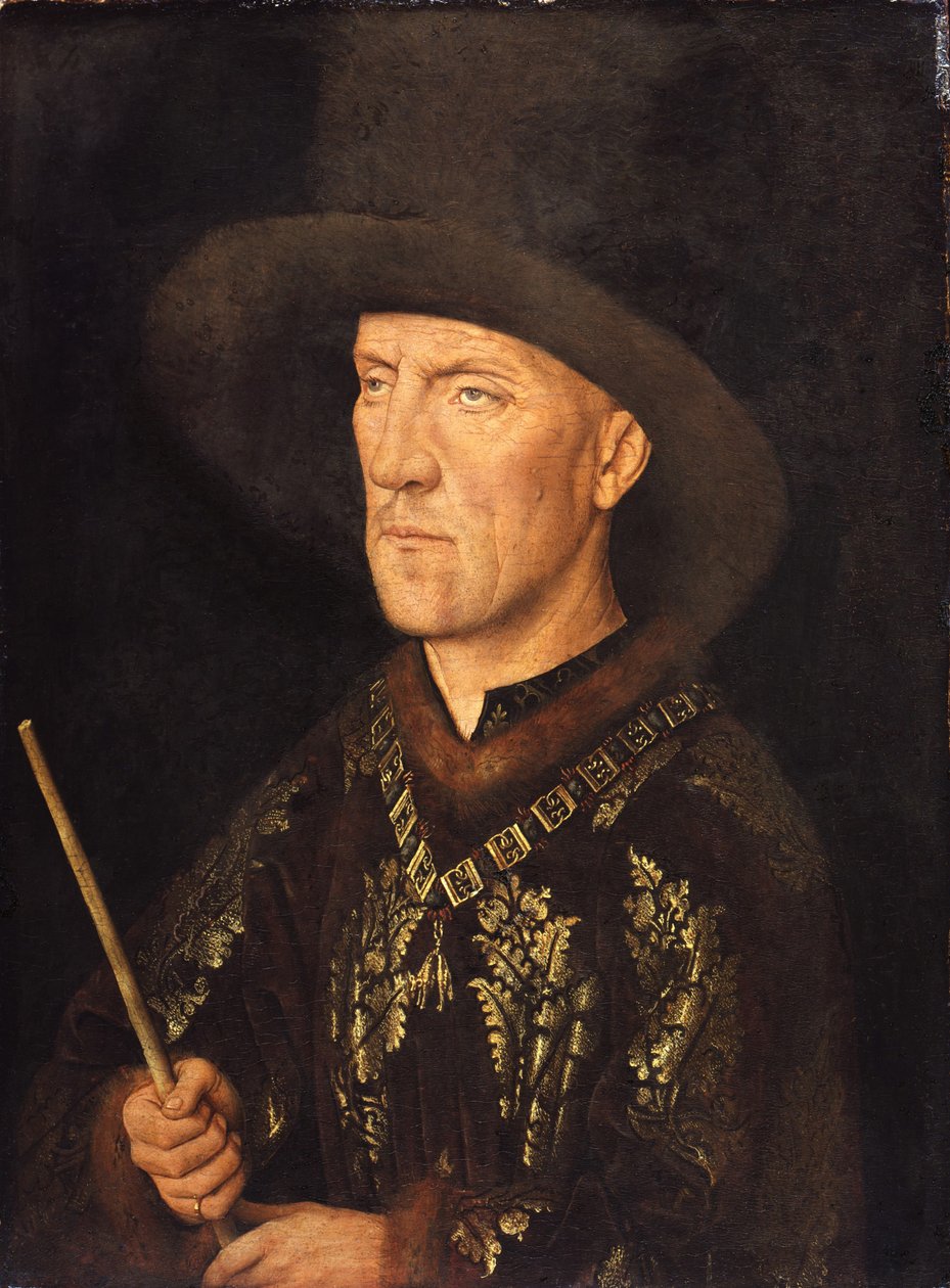 Portrét Baudouina de Lannoy, cca 1435 od Jan van Eyck