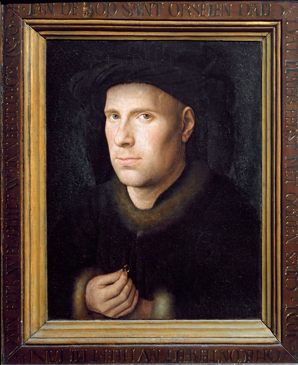 Portrét Jana De Leeuwa (olej na dřevě od Jan van Eyck