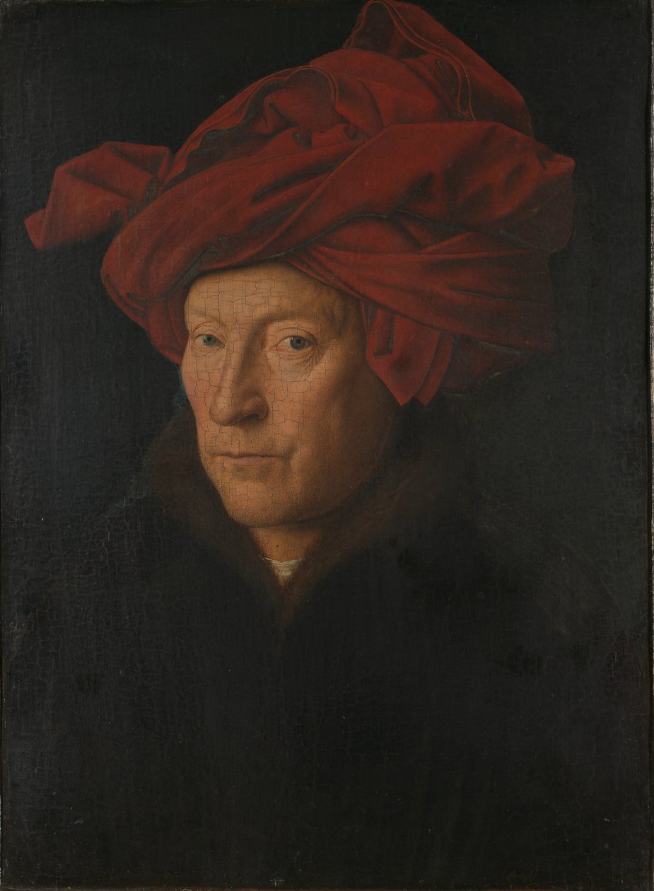 Portrét muže (autoportrét) od Jan van Eyck