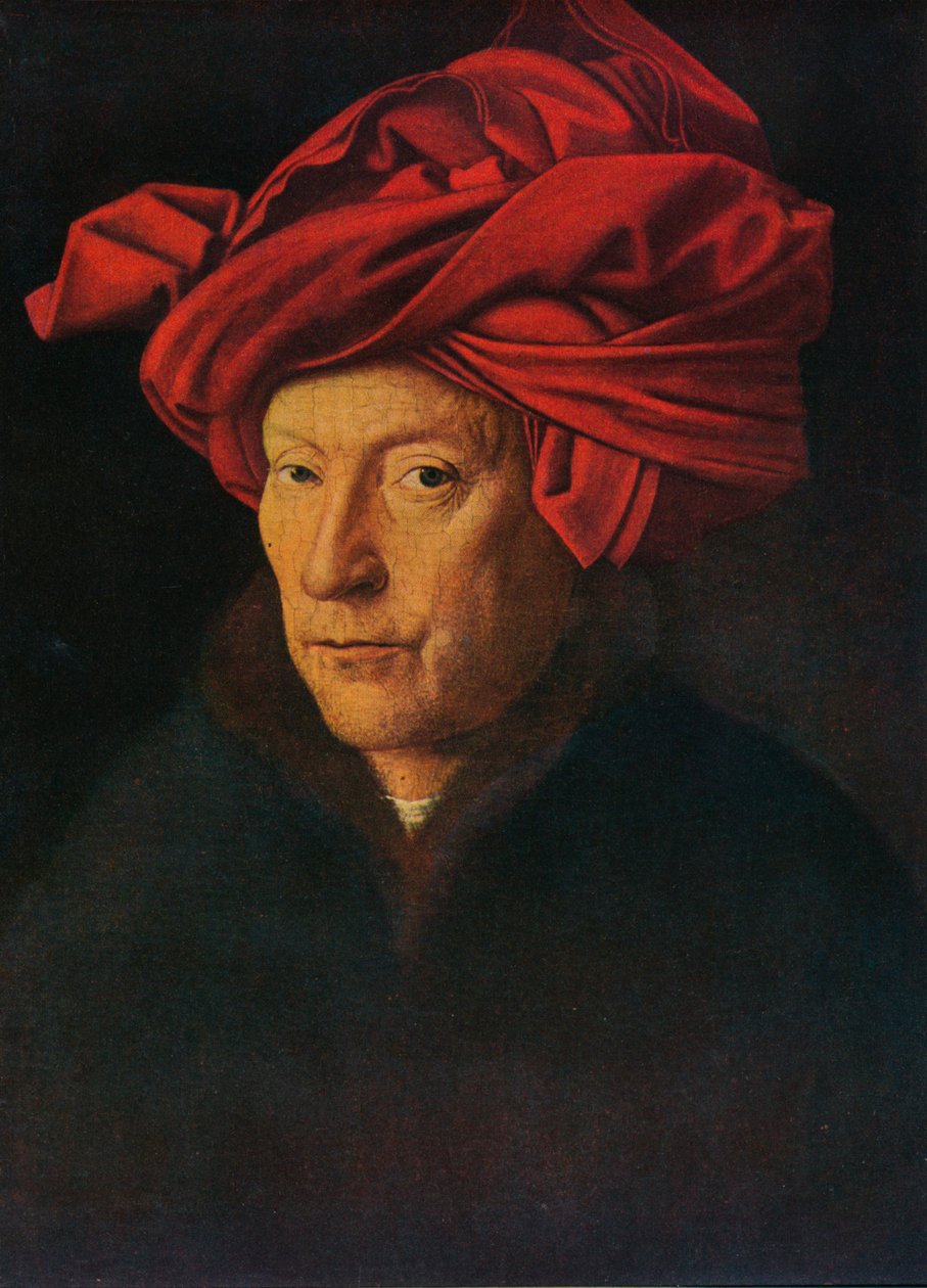 Portrét muže, autoportrét, 1433. od Jan van Eyck