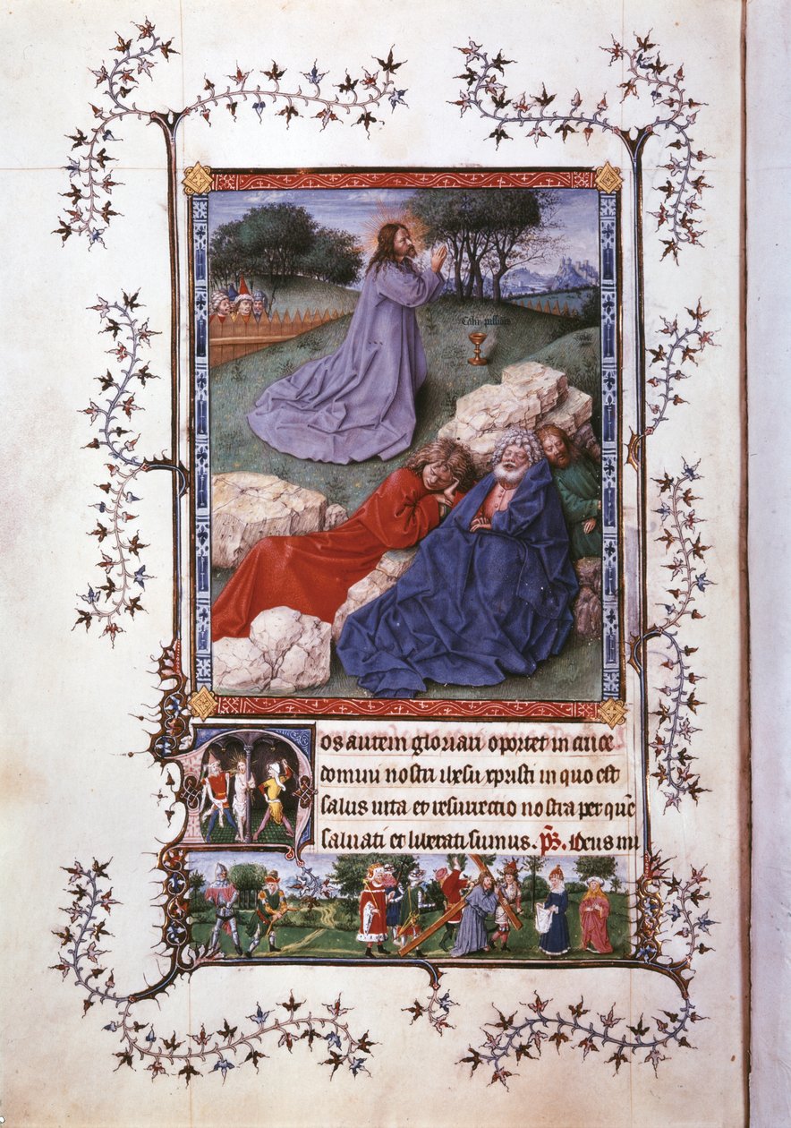 Modlitba na Olivové hoře od Jan van Eyck