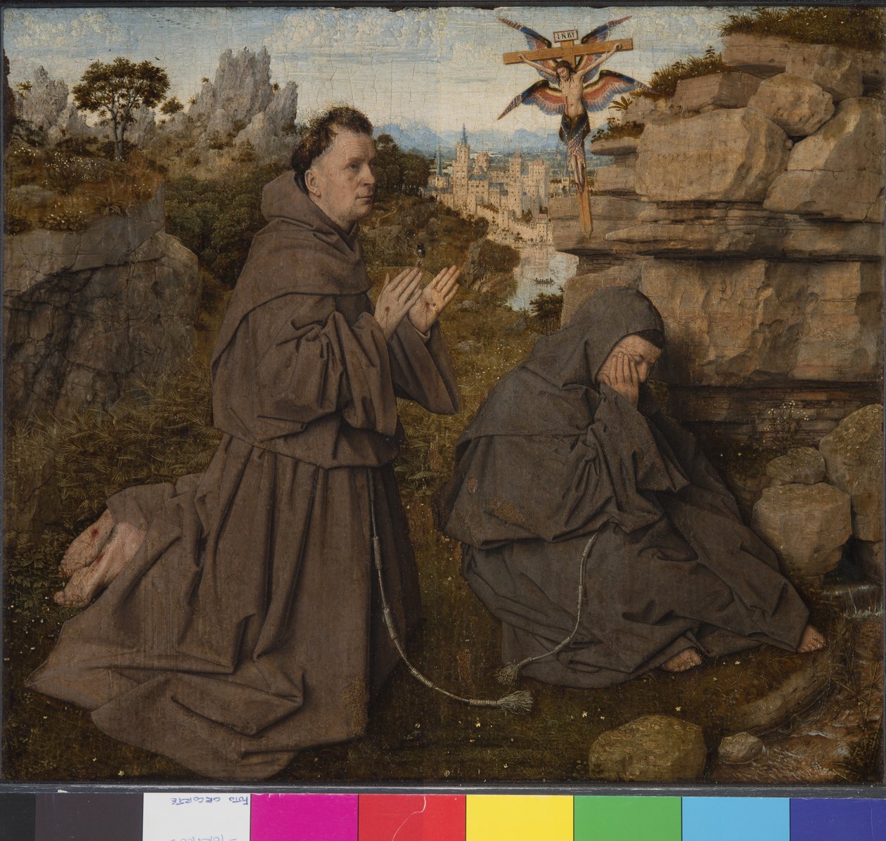 Stigmata svatého Františka, kolem 1430-35 od Jan van Eyck