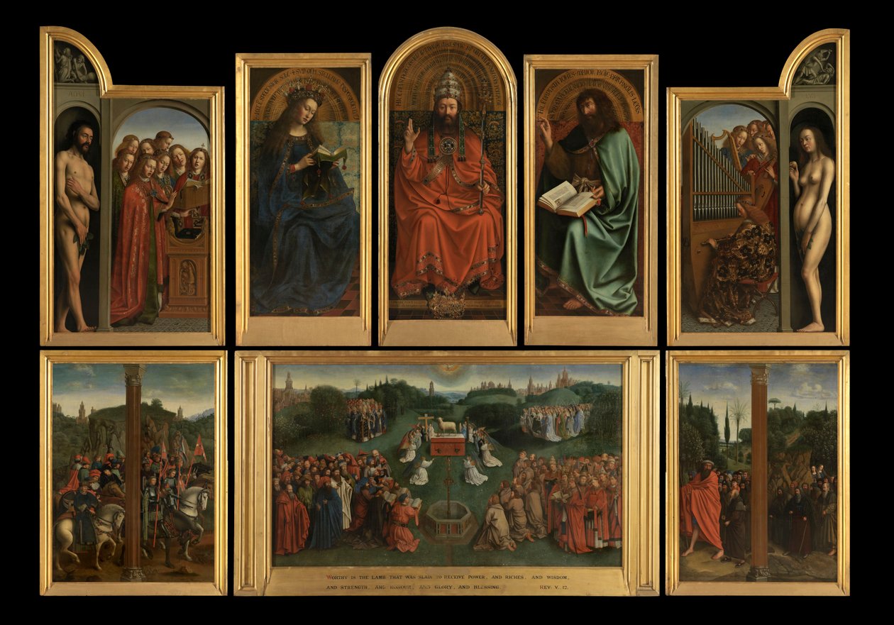Klanění Beránkovi od Jan van Eyck