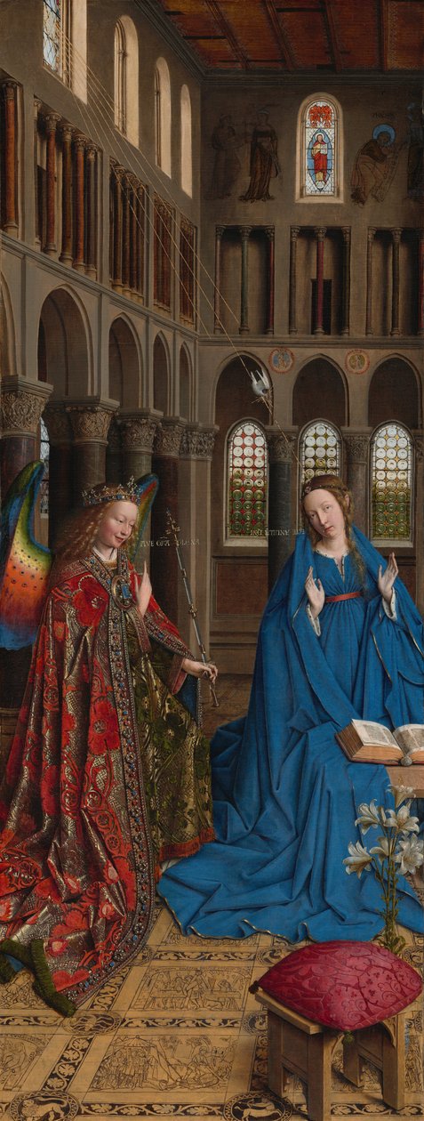 Zvěstování od Jan van Eyck