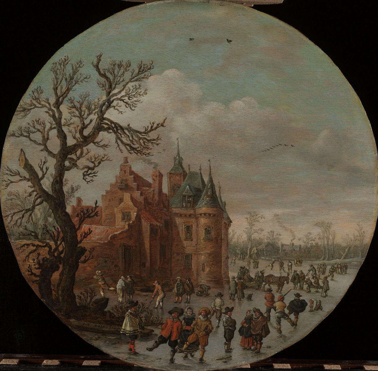 Zima od Jan van Goyen (signed by artist)