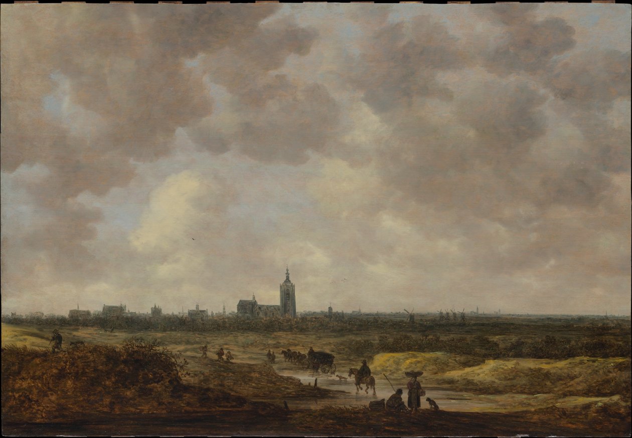 Pohled na Haag ze severozápadu od Jan van Goyen