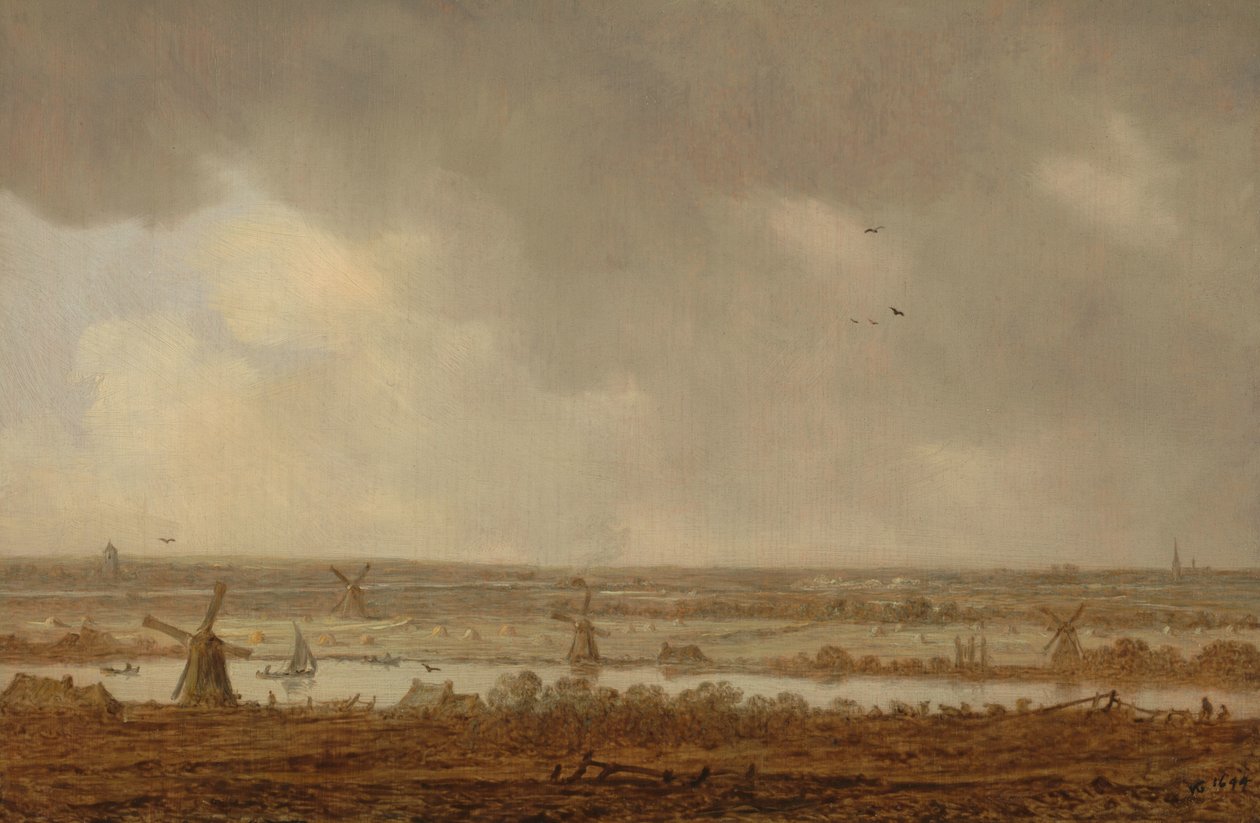 Polder Krajina od Jan van Goyen