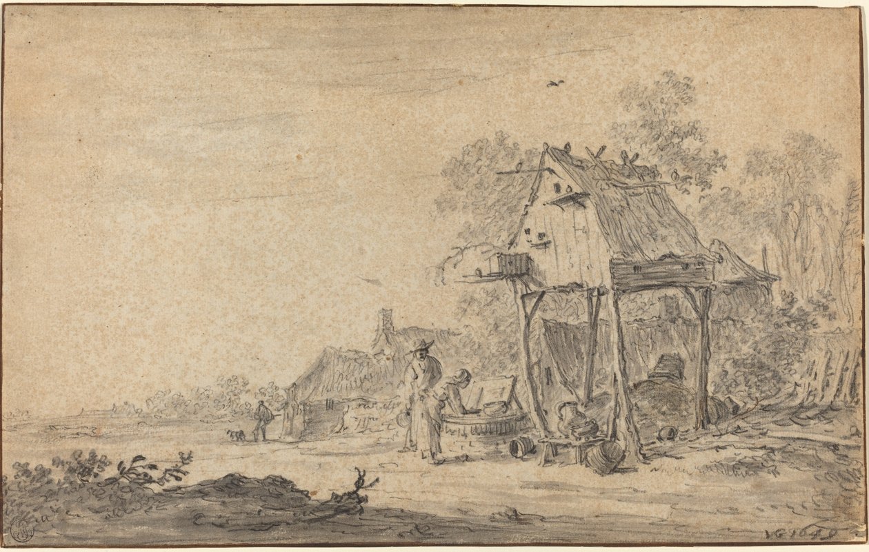 Říční krajina od Jan van Goyen