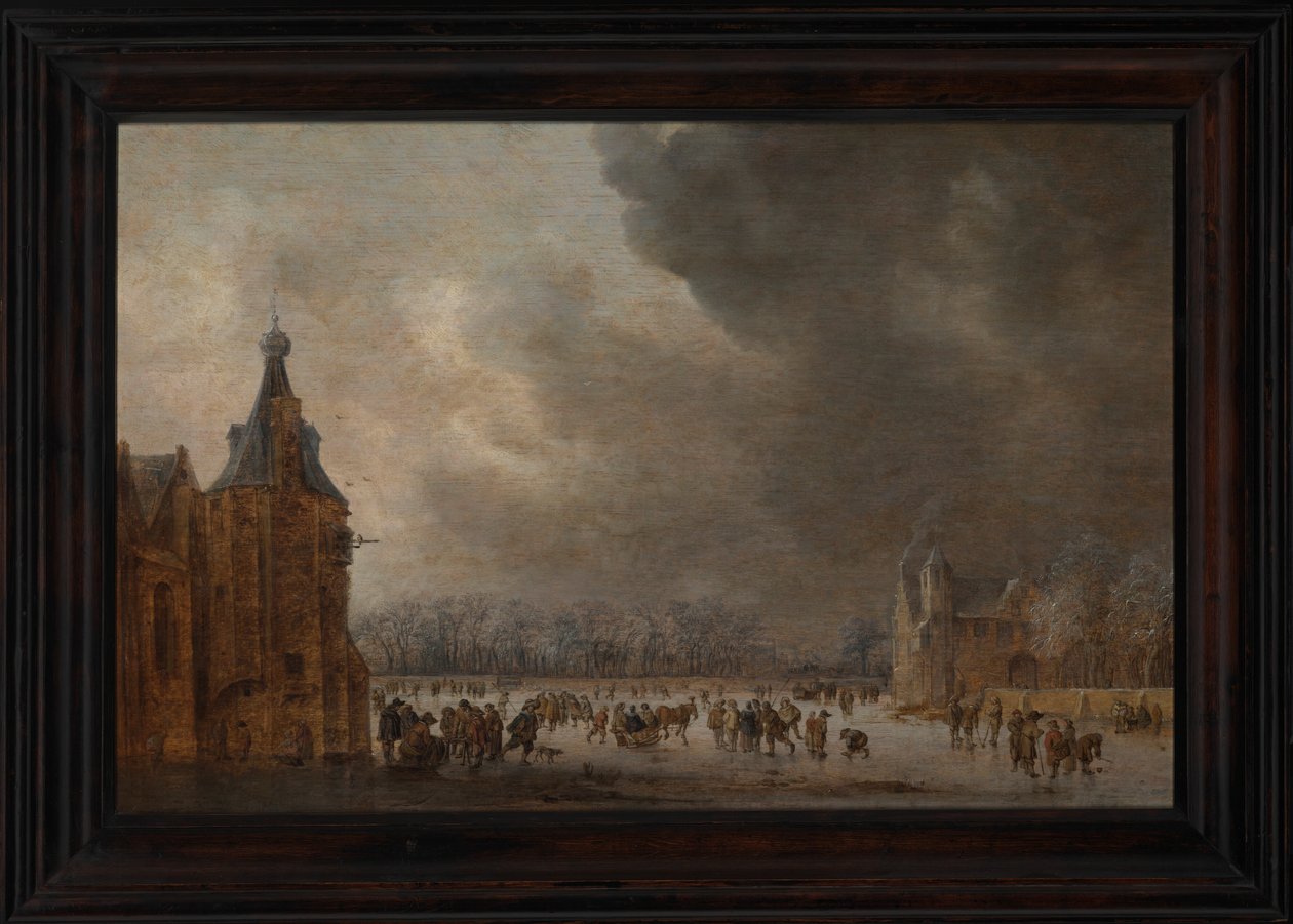 Kluziště od Jan van Goyen