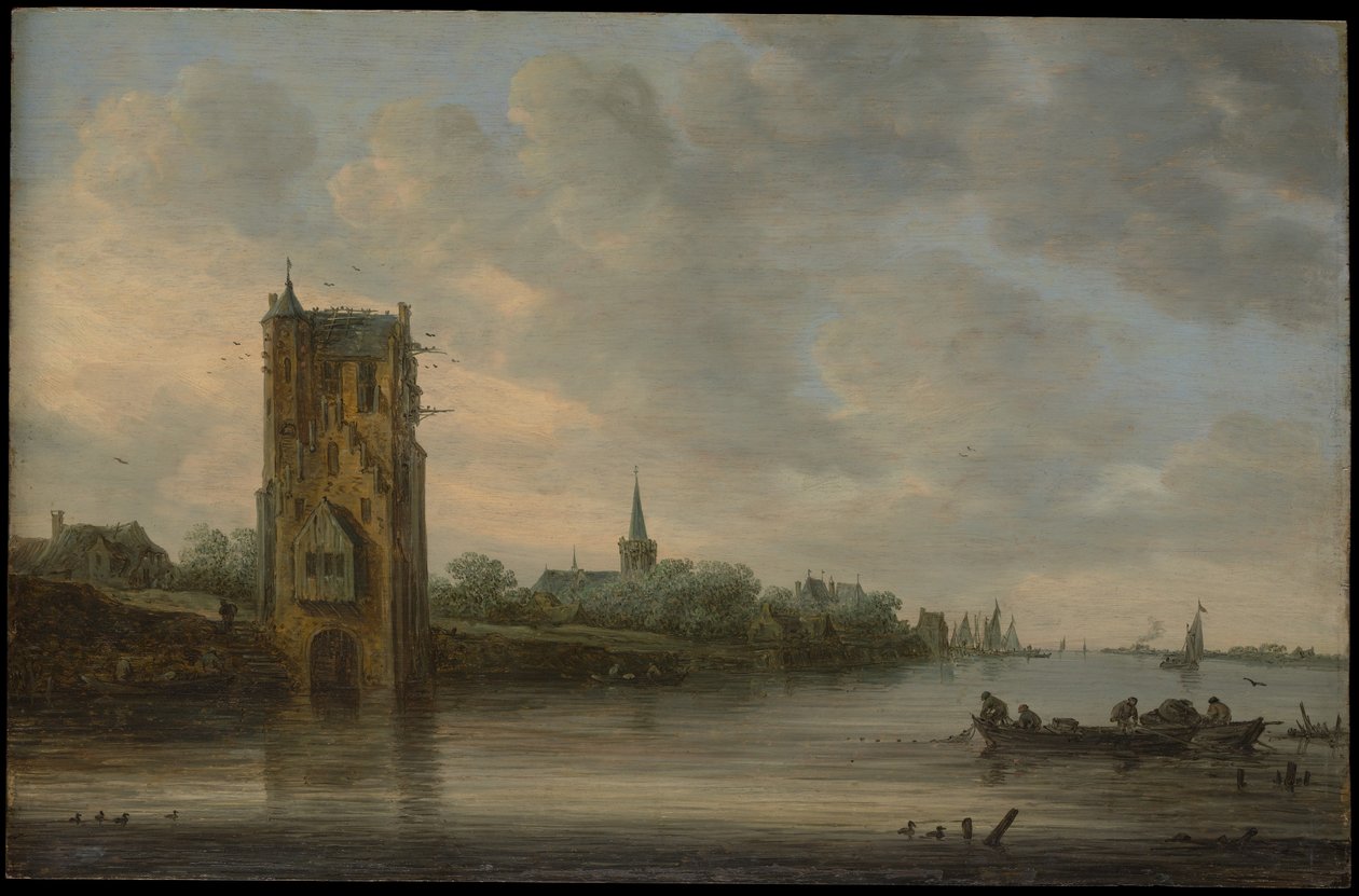 Brána Pelkus u Utrechtu od Jan van Goyen