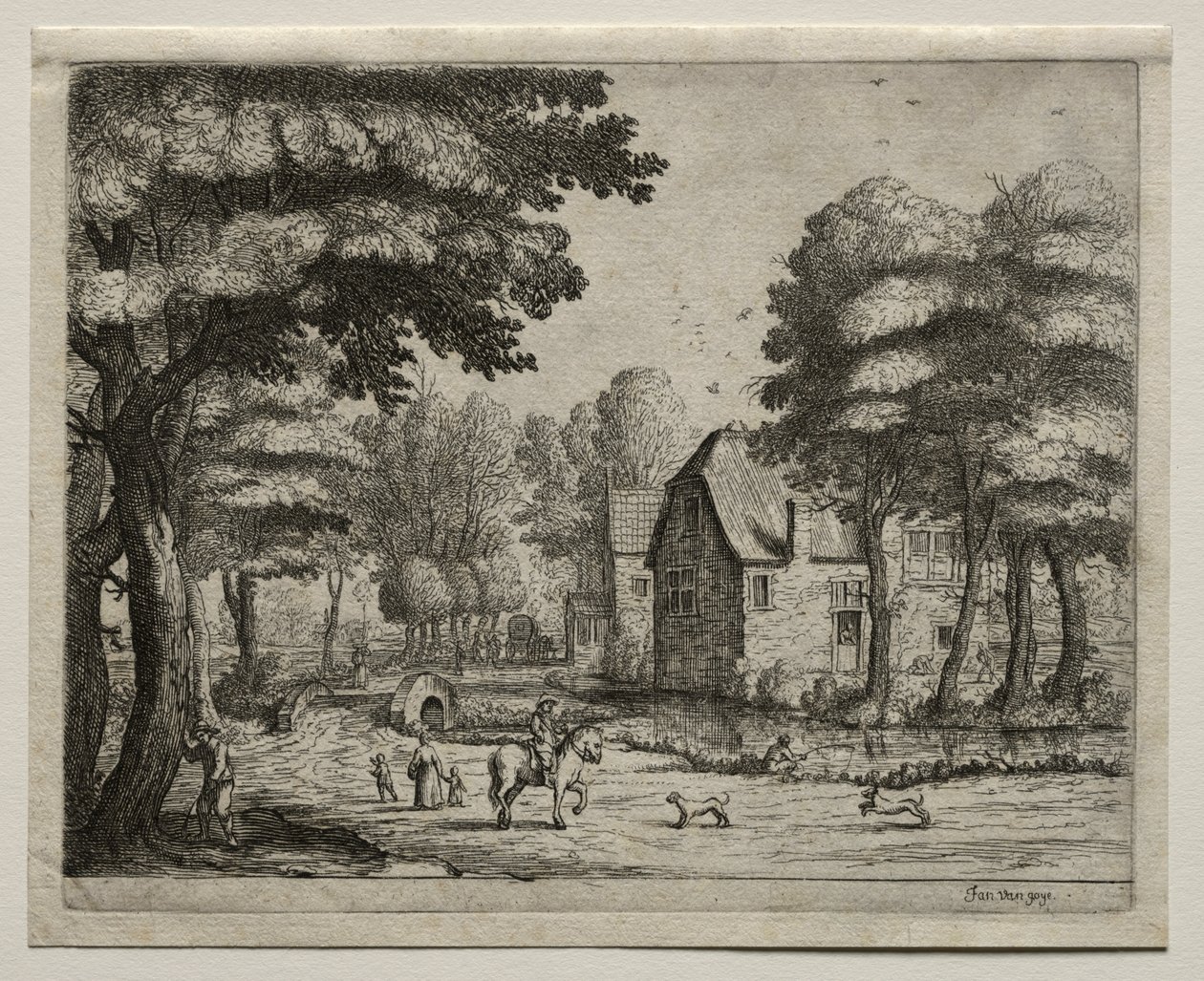 Kamenný most od Jan van Goyen