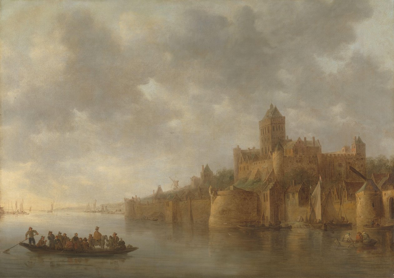 Valkhof v Nijmegenu od Jan van Goyen