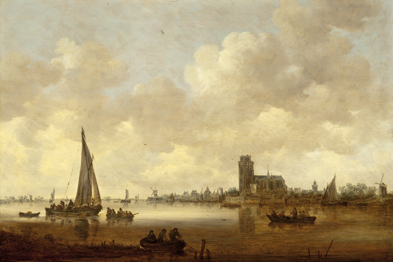 Pohled na Dordrecht od Jan van Goyen