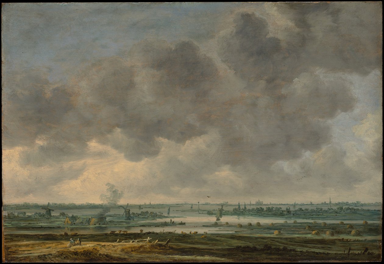 Pohled na Haarlem a Haarlemmer Meer od Jan van Goyen