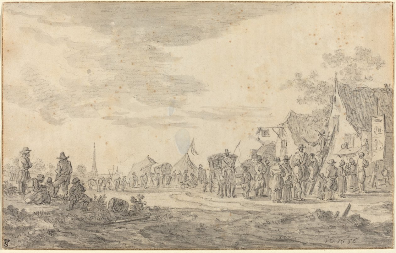 Vesnická pouť od Jan van Goyen