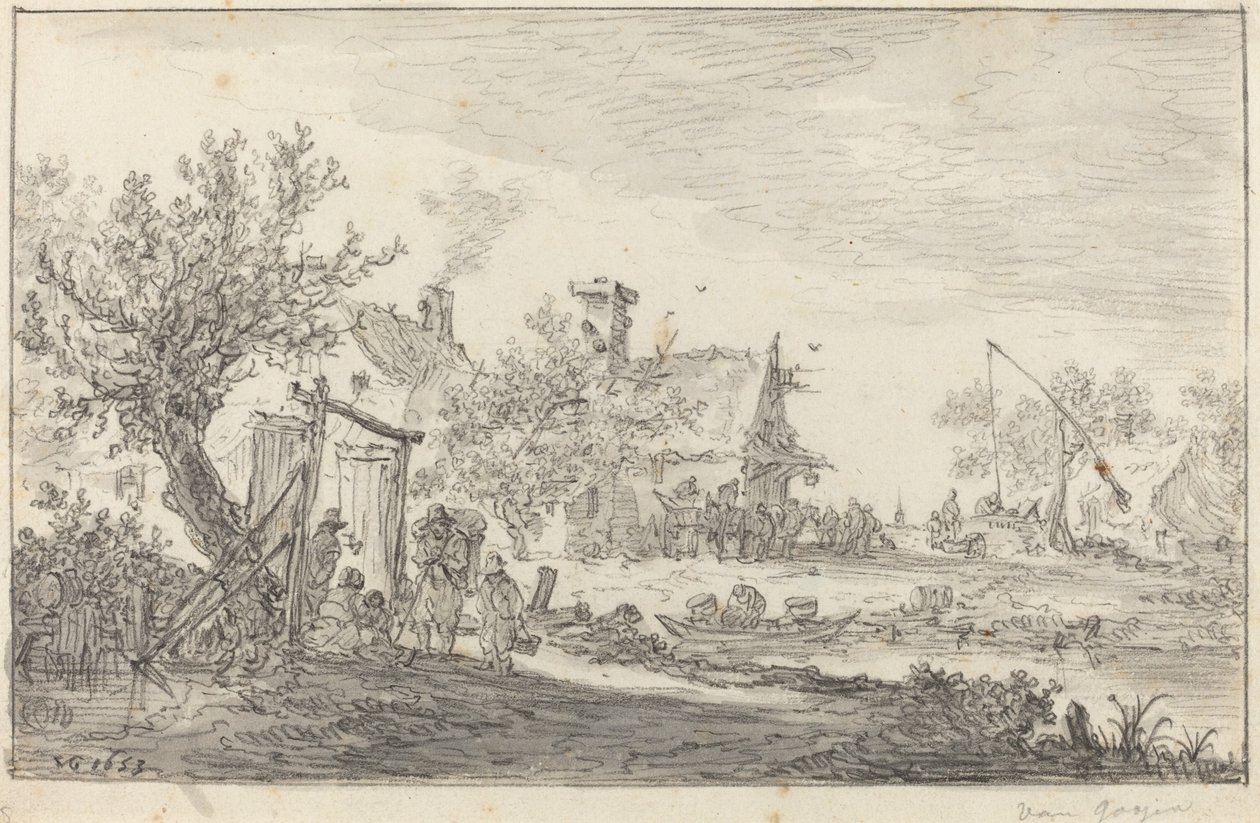 Wayside Inn od Jan van Goyen