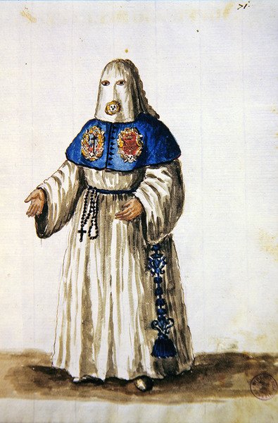 Rucha Bratrstva Utrpení Kříže (pero, inkoust a wc na papíře) od Jan van Grevenbroeck