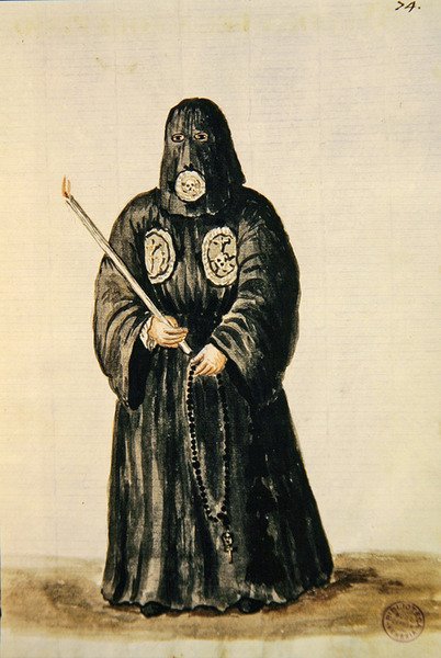 Rucha laického cechu Ukřižování (pero, inkoust a wc na papíře) od Jan van Grevenbroeck