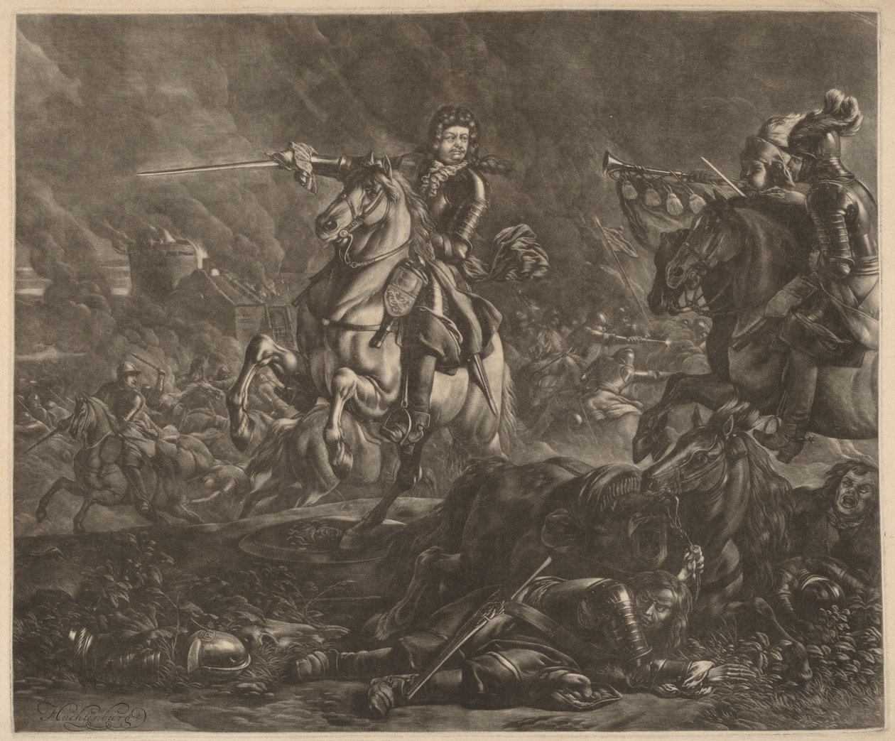 Generál na koni (Charles of Lorraine) od Jan van Huchtenburgh