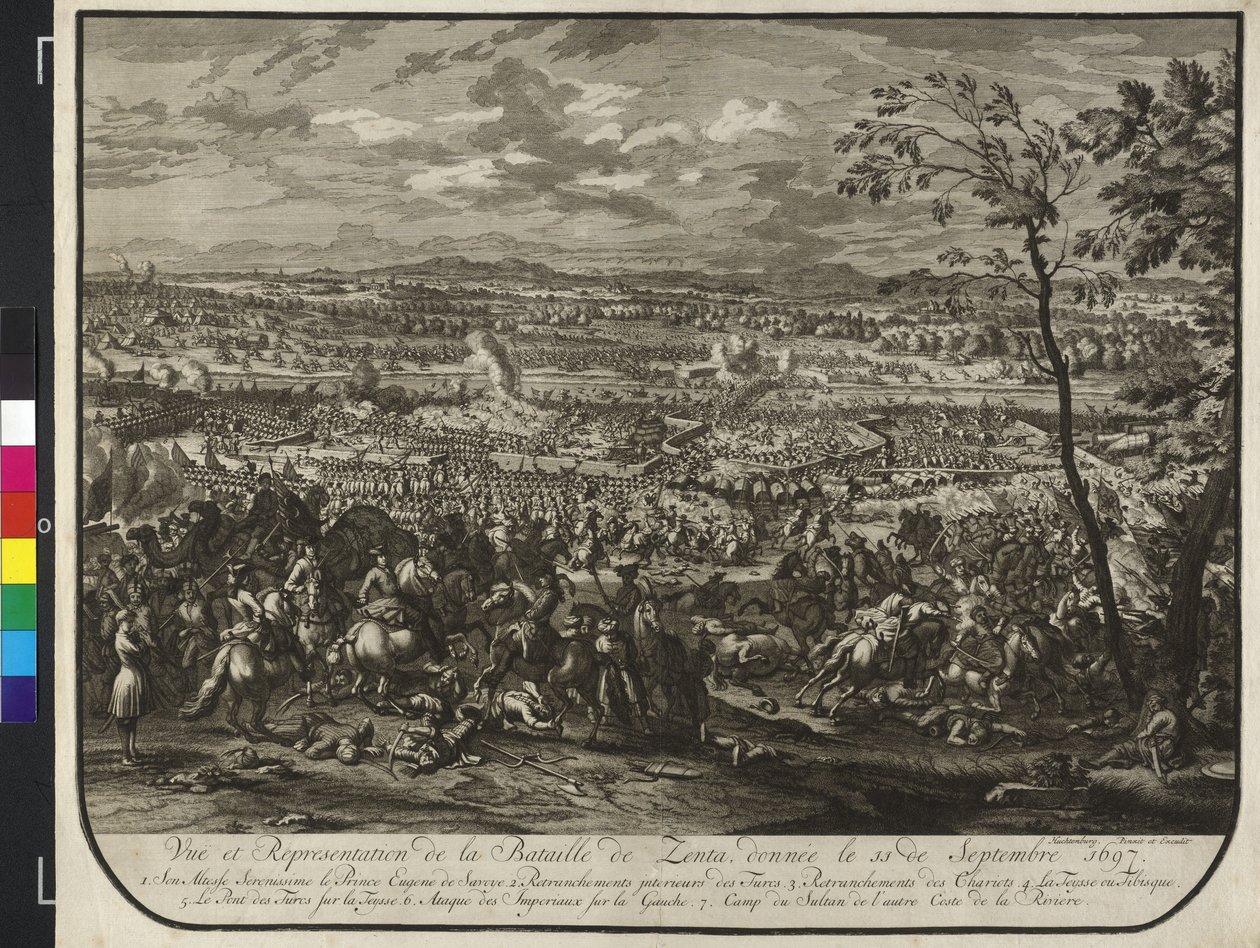Bitva u Zenty od Jan van Huchtenburgh