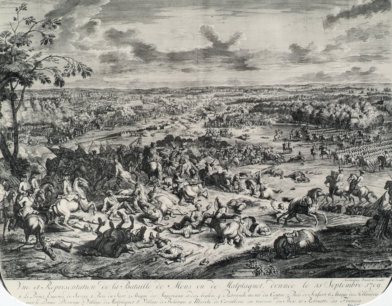 Bitva u Malplaquet 11. září 1709 od Jan van Huchtenburgh