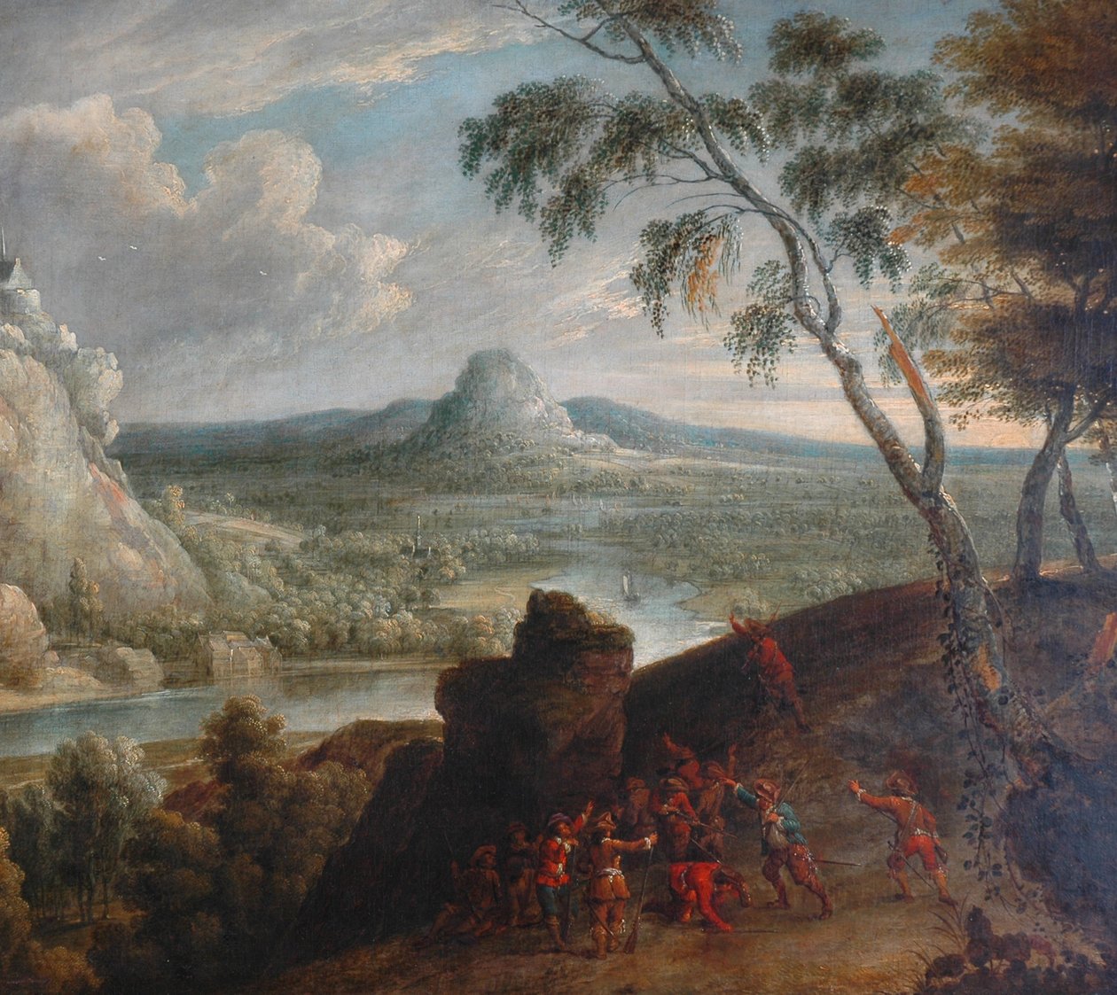 Krajina s Bandittim v záloze od Jan van Huchtenburgh