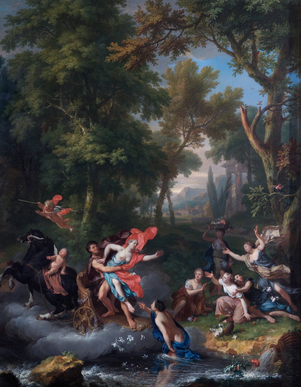 „Znásilnění Proserpiny“, 18. století od Jan van Huysum