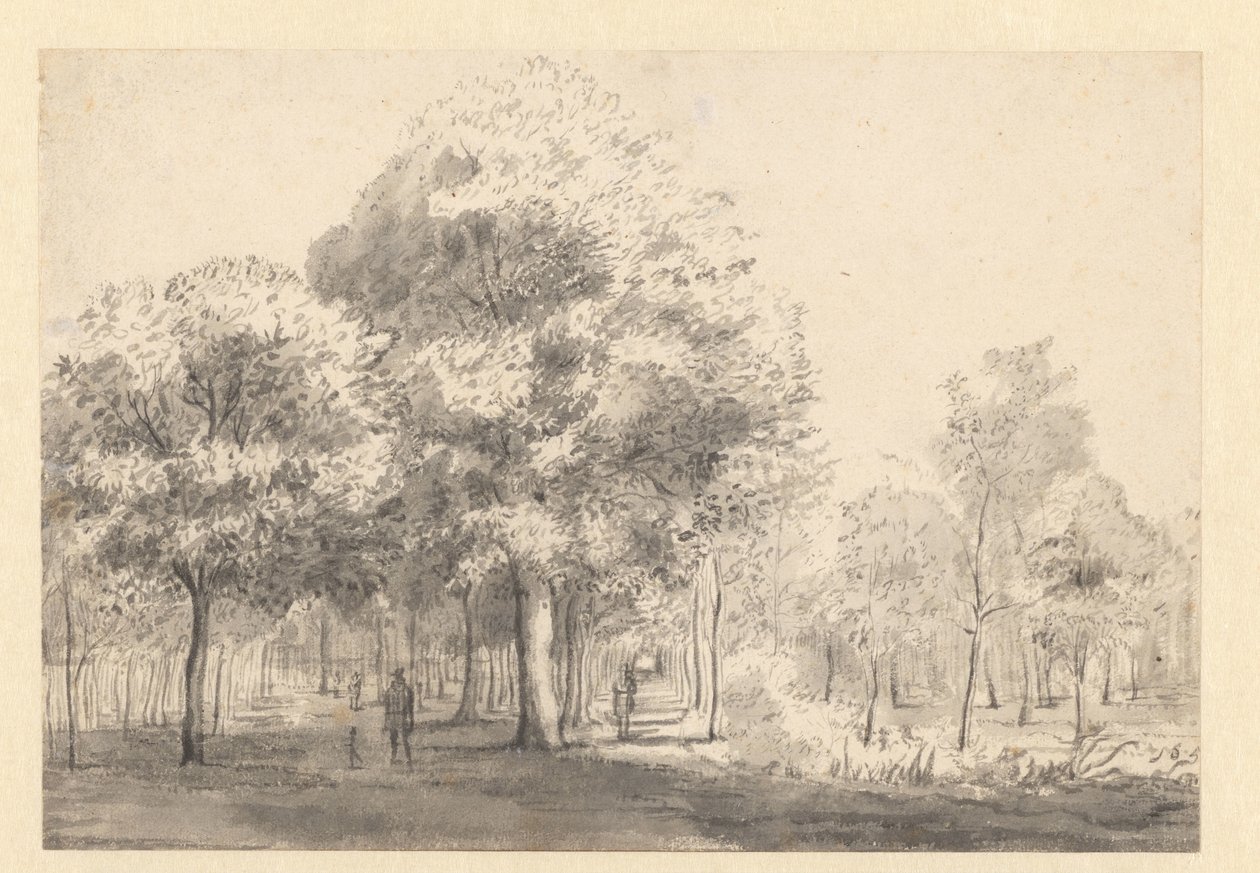 Pohled na Haarlemmerhout, Haarlem od Jan van Kessel (attributed to)