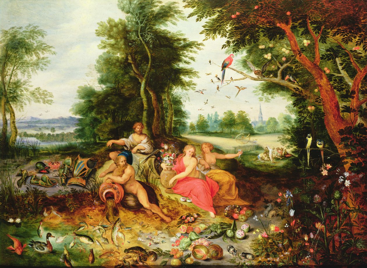 Čtyři živly od Jan van Kessel the Elder