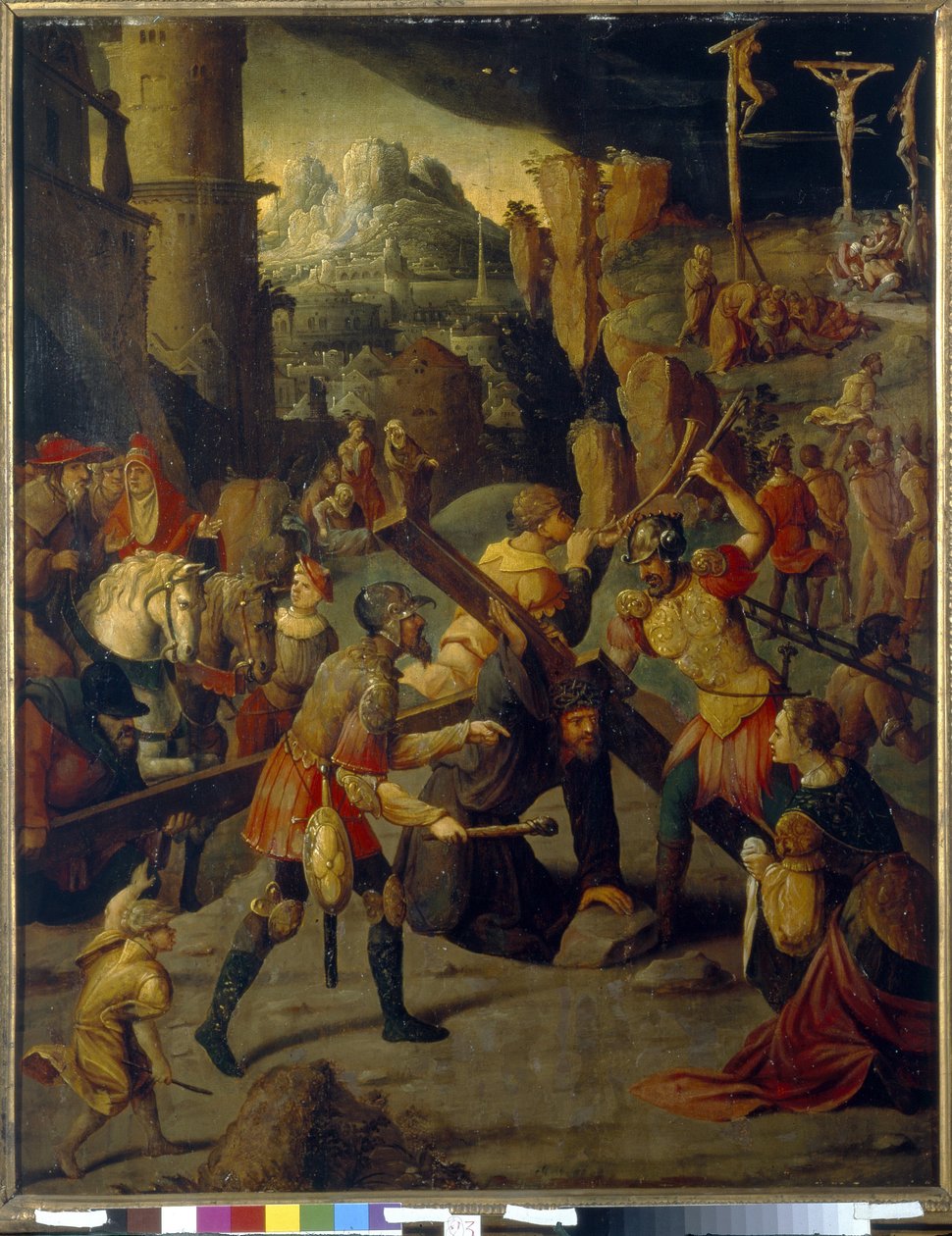 Epizoda Umučení Krista: Kalvárie od Jan van Scorel