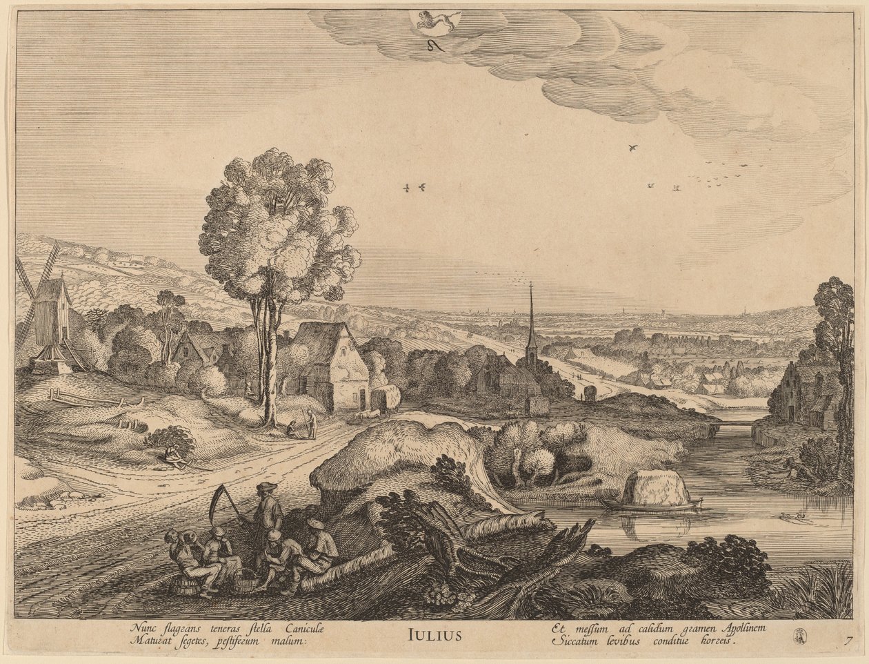 červenec od Jan van de Velde II