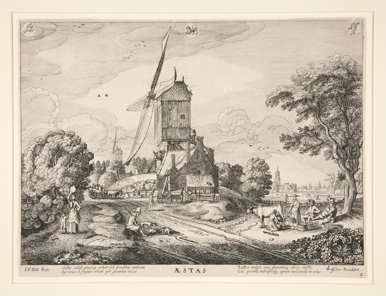Léto, ze série čtyř ročních období od Jan van de Velde II