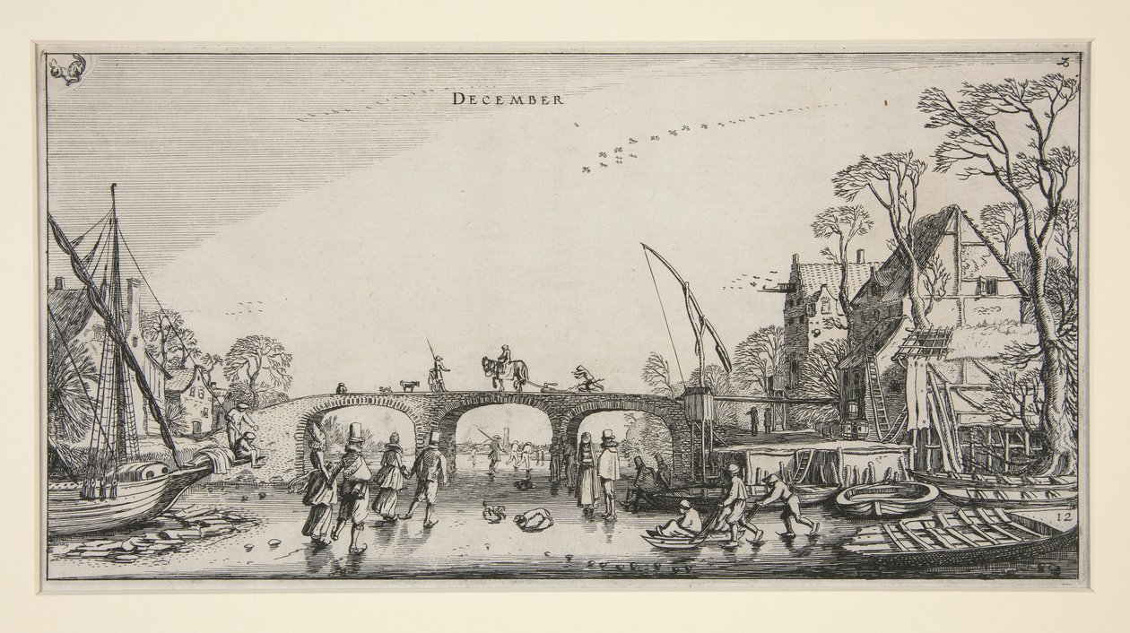 Měsíce, soubor dvanácti od Jan van de Velde II