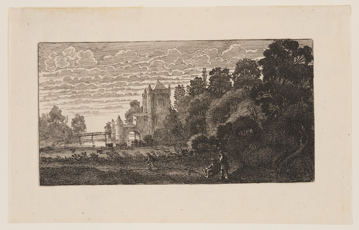 Spaernwouder neboli Amsterdamsche Poort v Haarlemu, z knihy Šest krajin od Jan van de Velde II