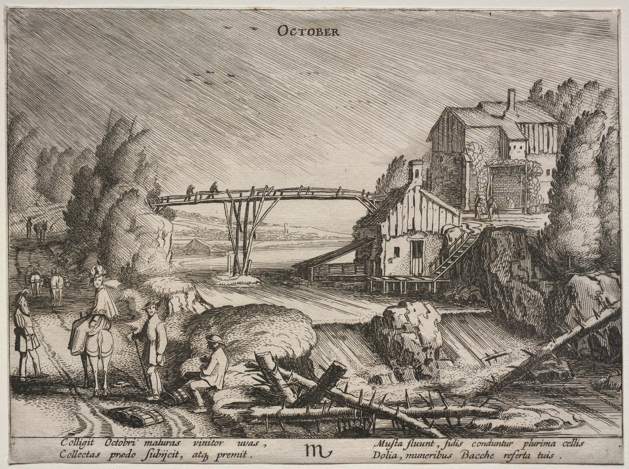 Dvanáct měsíců: říjen od Jan van de Velde II
