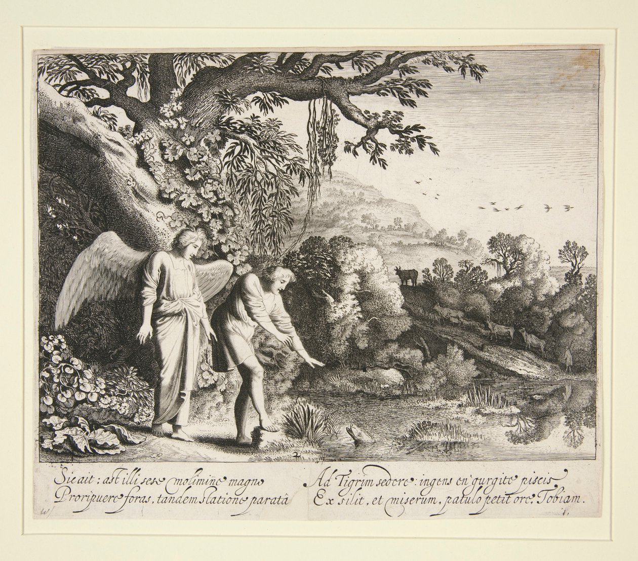 Tobias vidí Rybu, z Příběhu Tobiáše od Jan van de Velde II