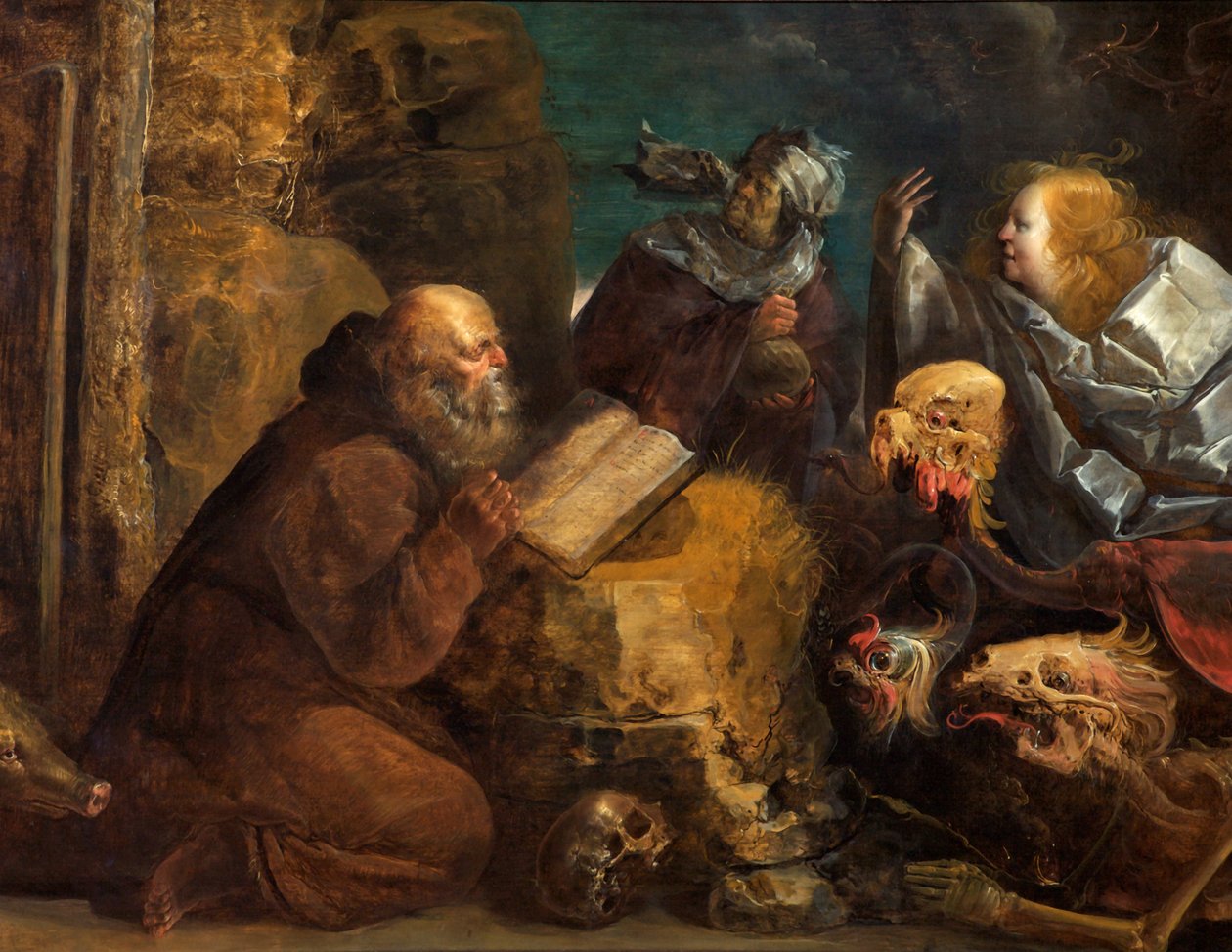 Pokušení svatého Antonína od Jan van de Venne