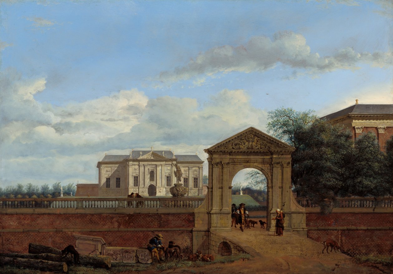 An Architectural Fantasy, c. 1670. od Jan van der Heyden