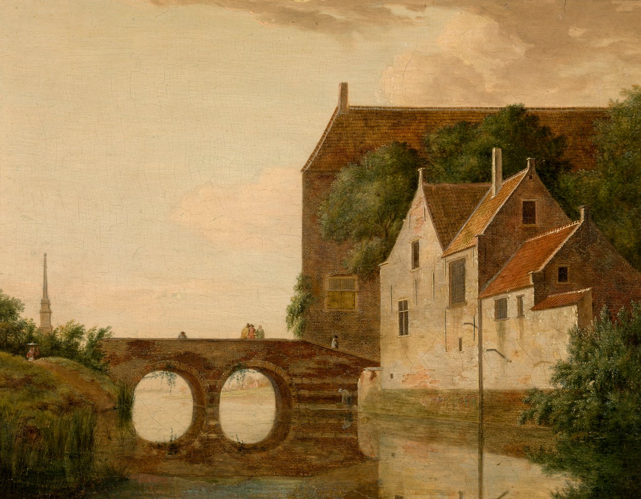 Most přes řeku od Jan van der Heyden