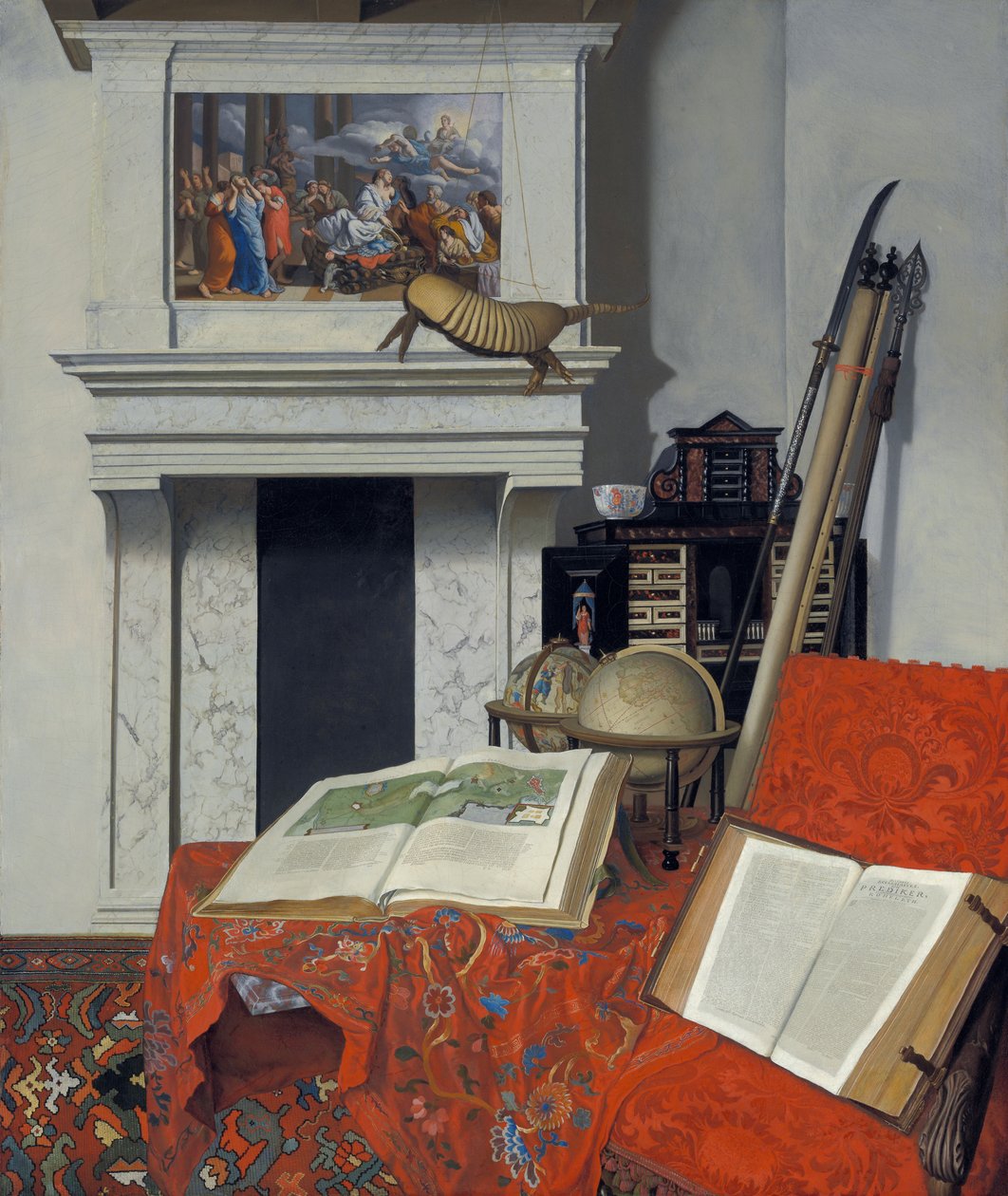 Stillife s odrůdami (roh místnosti) od Jan van der Heyden