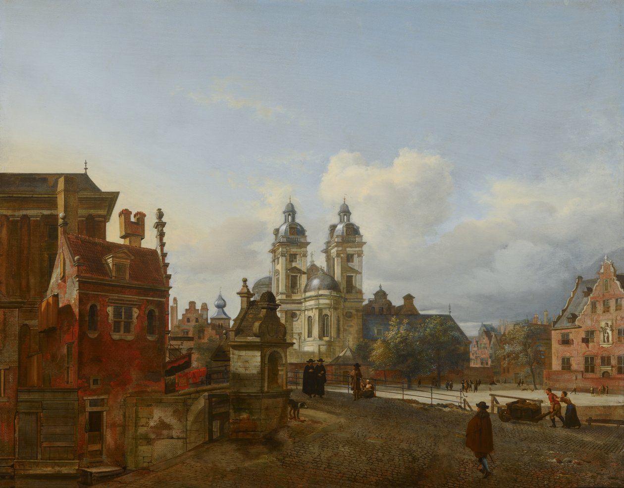 Kostel svatého Ondřeje v Düsseldorfu od Jan van der Heyden