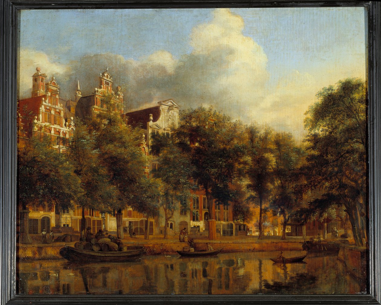 Pohled na Herengracht v Amsterdamu Obraz Jana Van der Heydena (1637-1712) od Jan van der Heyden