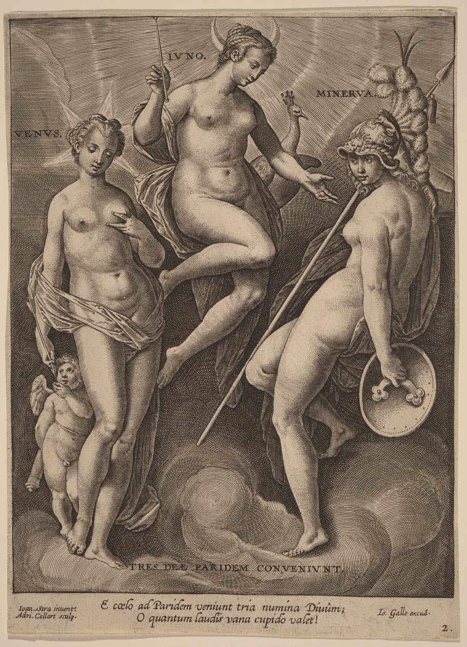 Venuše, Juno a Minerva od Jan van der Straet