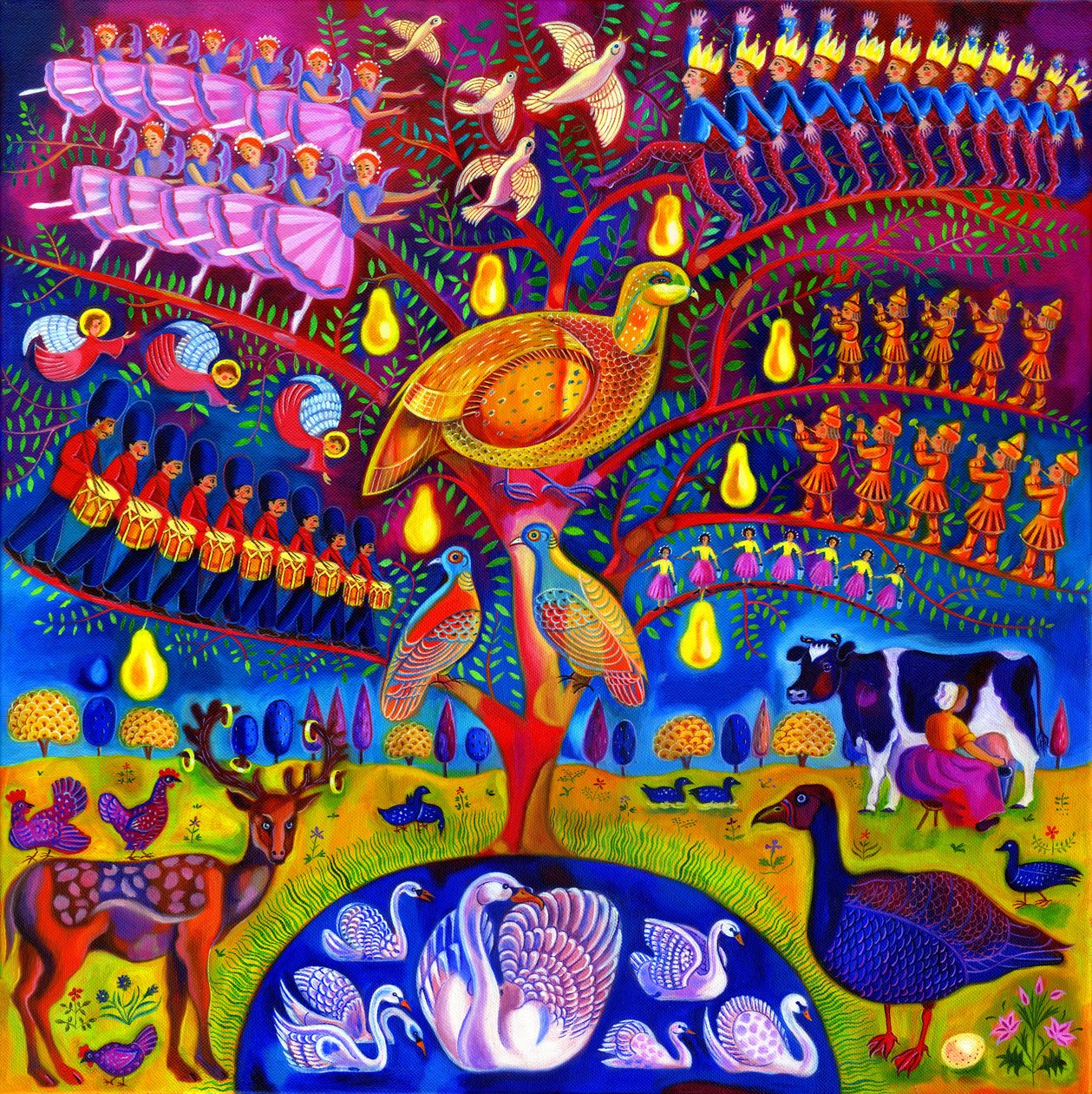 Dvanáct dní Vánoc, 2010, od Jane Tattersfield