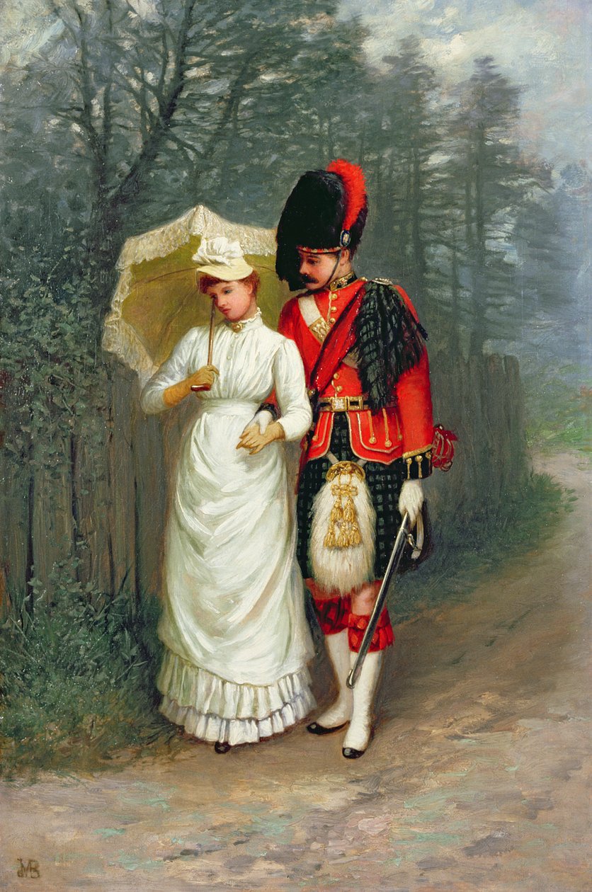 Důstojník a jeho paní od Jane Maria Bowkett