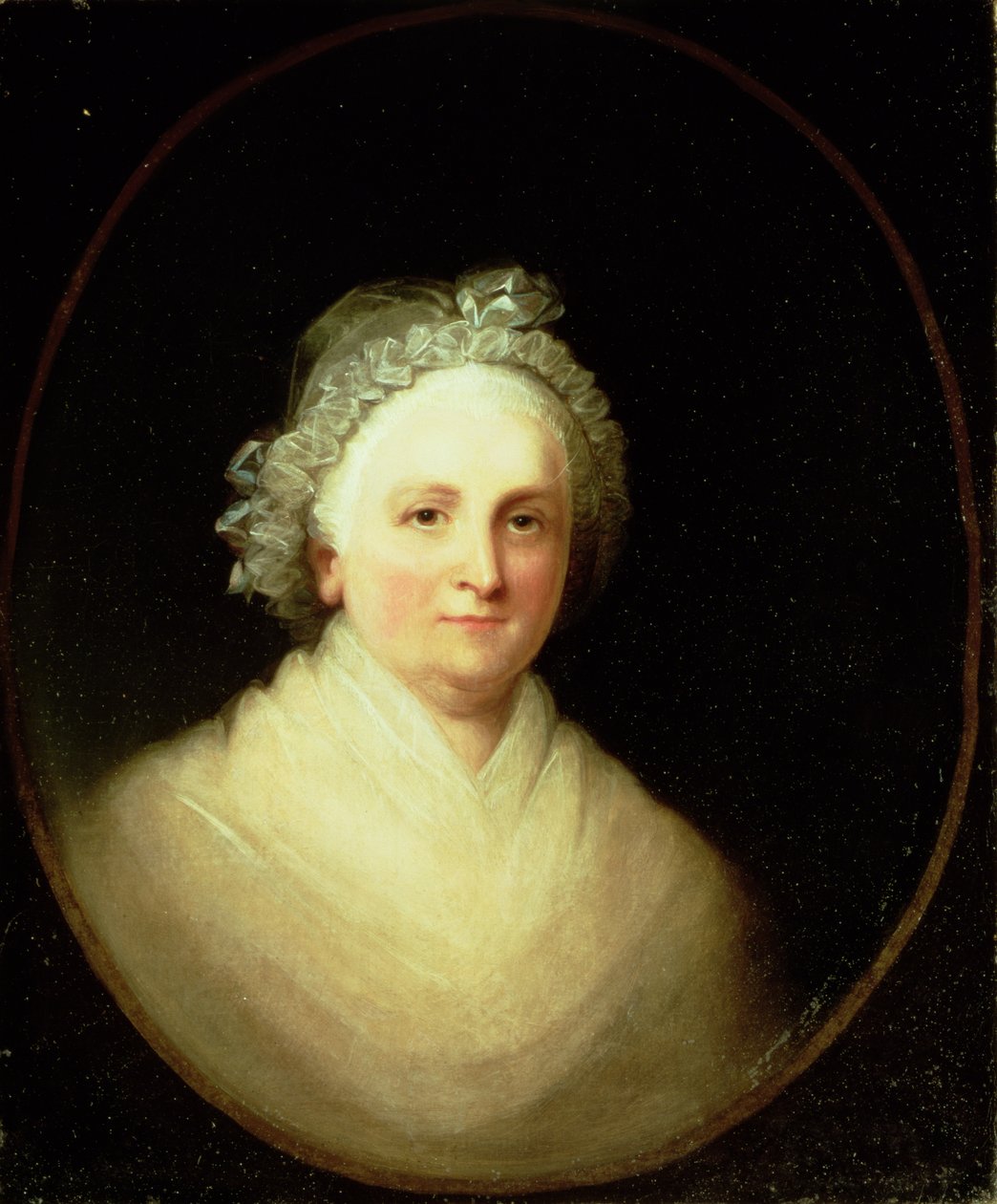 Portrét Marthy Washingtonové od Jane Stuart