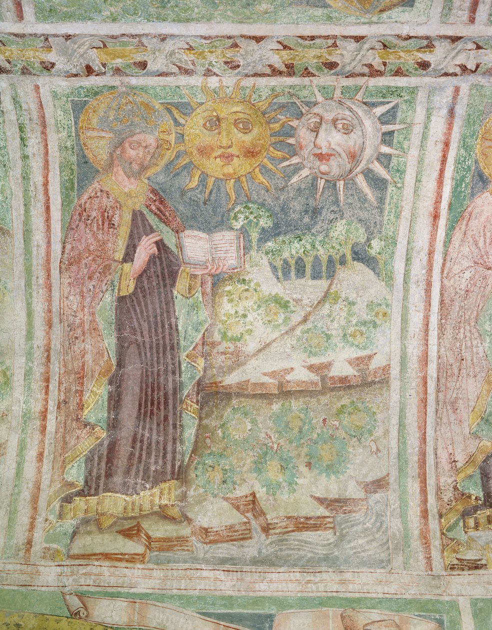 Stvoření Slunce, Měsíce a hvězd, 1490 od Janez Kastav