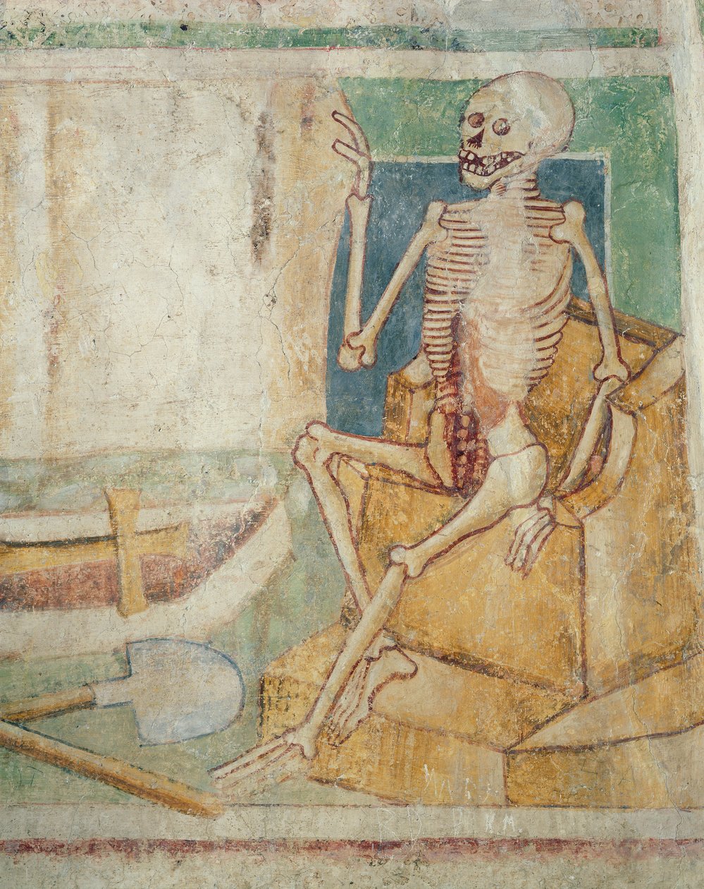 Tanec smrti: Smrt u otevřené hrobky, 1490 od Janez Kastav