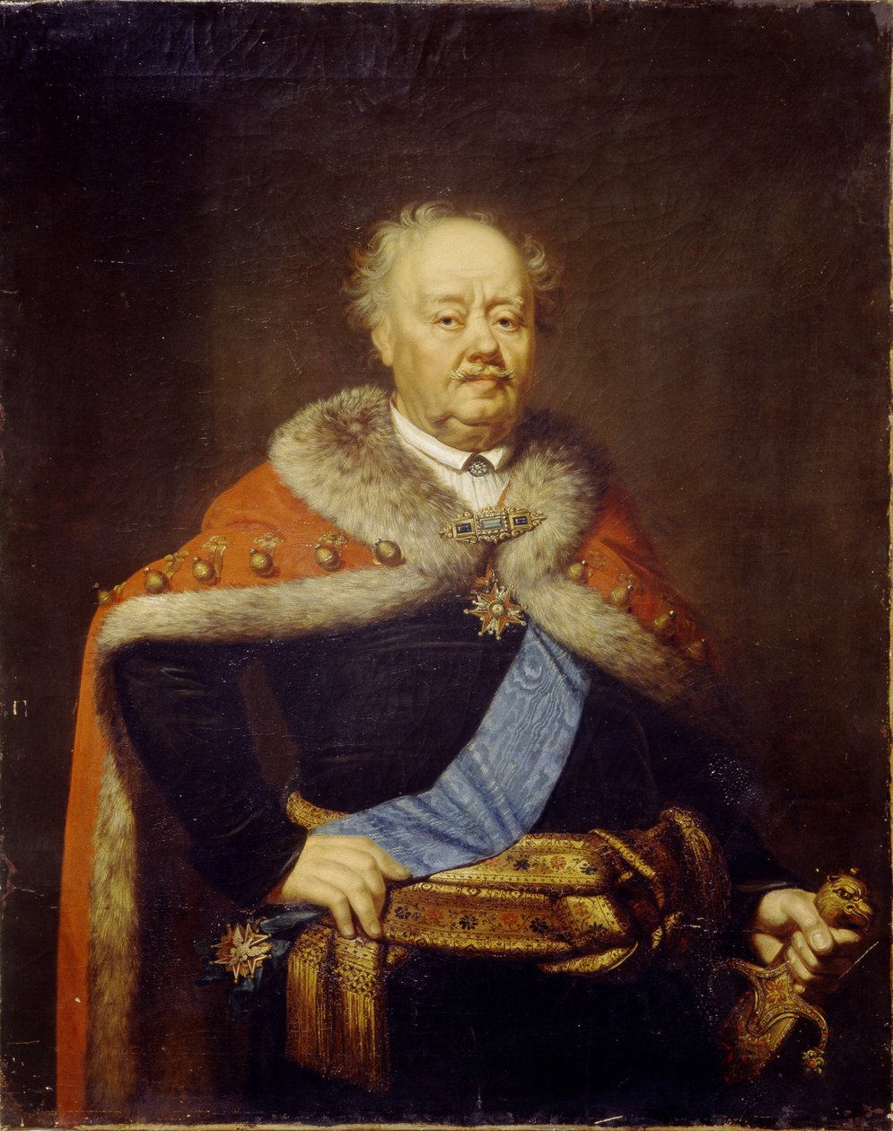 Portrét hraběte Franciszka Ksawery Branickiho 1730-1819, 1818 od Janos Rombauer