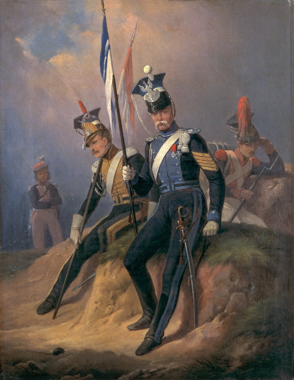 Polští důstojníci napoleonské armády, 1852 od January Suchodolski